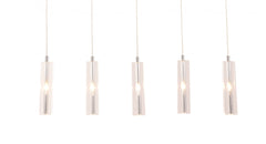 Stark Five Bulb Clear Ceiling Lamp