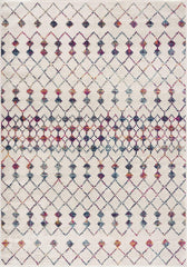 10' Cream Ikat Area Rug