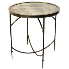 Brown Wooden Folding End Or Side Table