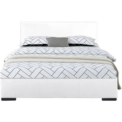 White Platform King Bed