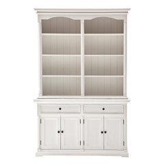 Classic White Hutch Cabinet