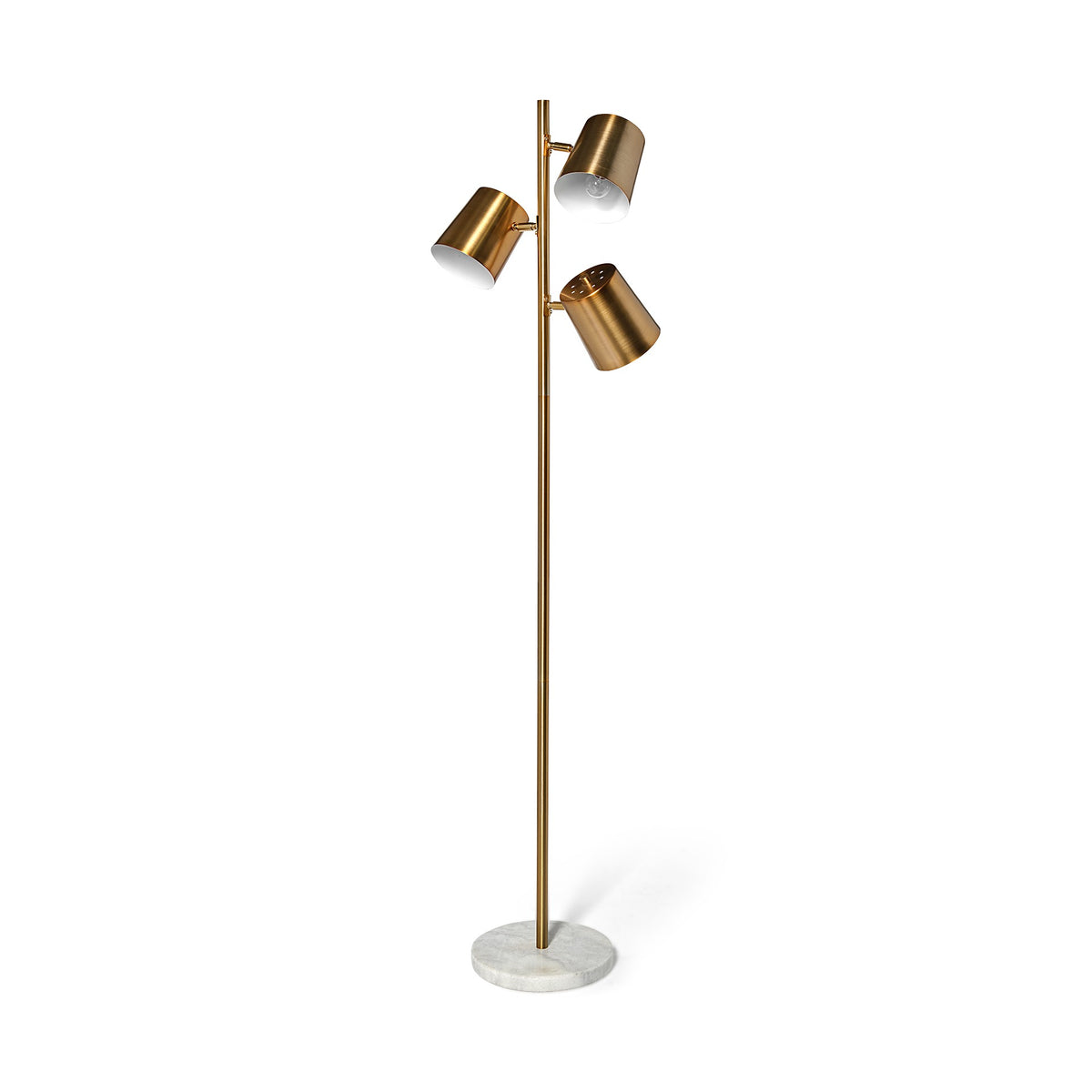 Marble Base Gold Floor Lamp