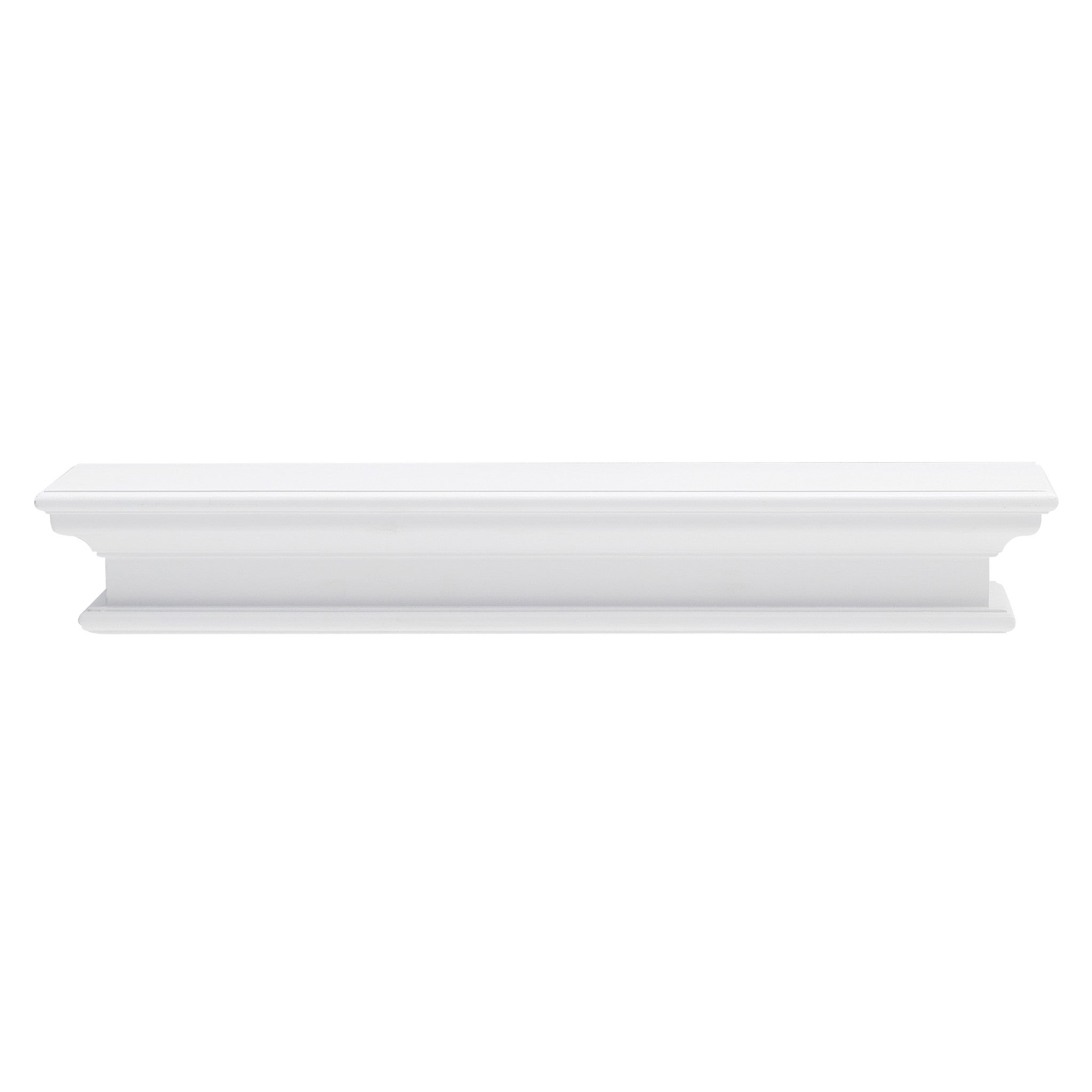 32" Classic White Floating Wall Shelf