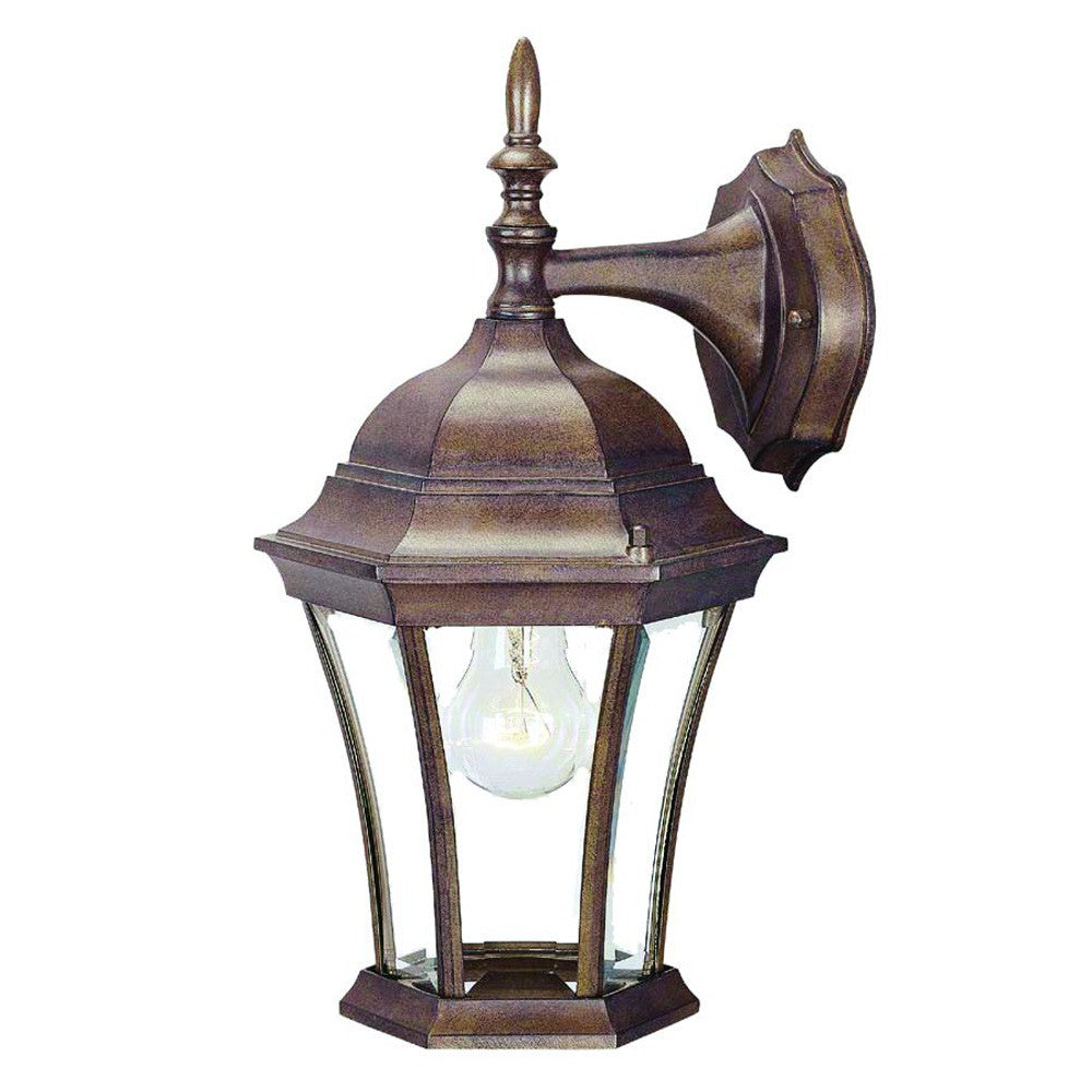 Dark Brown Hanging Carousel Lantern Wall Light