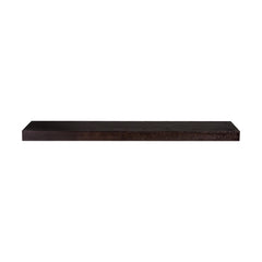 43" Dark Espresso Brown Wooden Floating Shelf