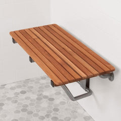 36" Premium Wall Mount Teak Shower Bench