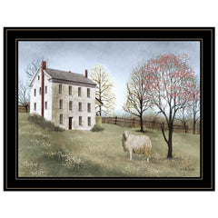Spring At White House Farm 4 Black Framed Print Wall Art