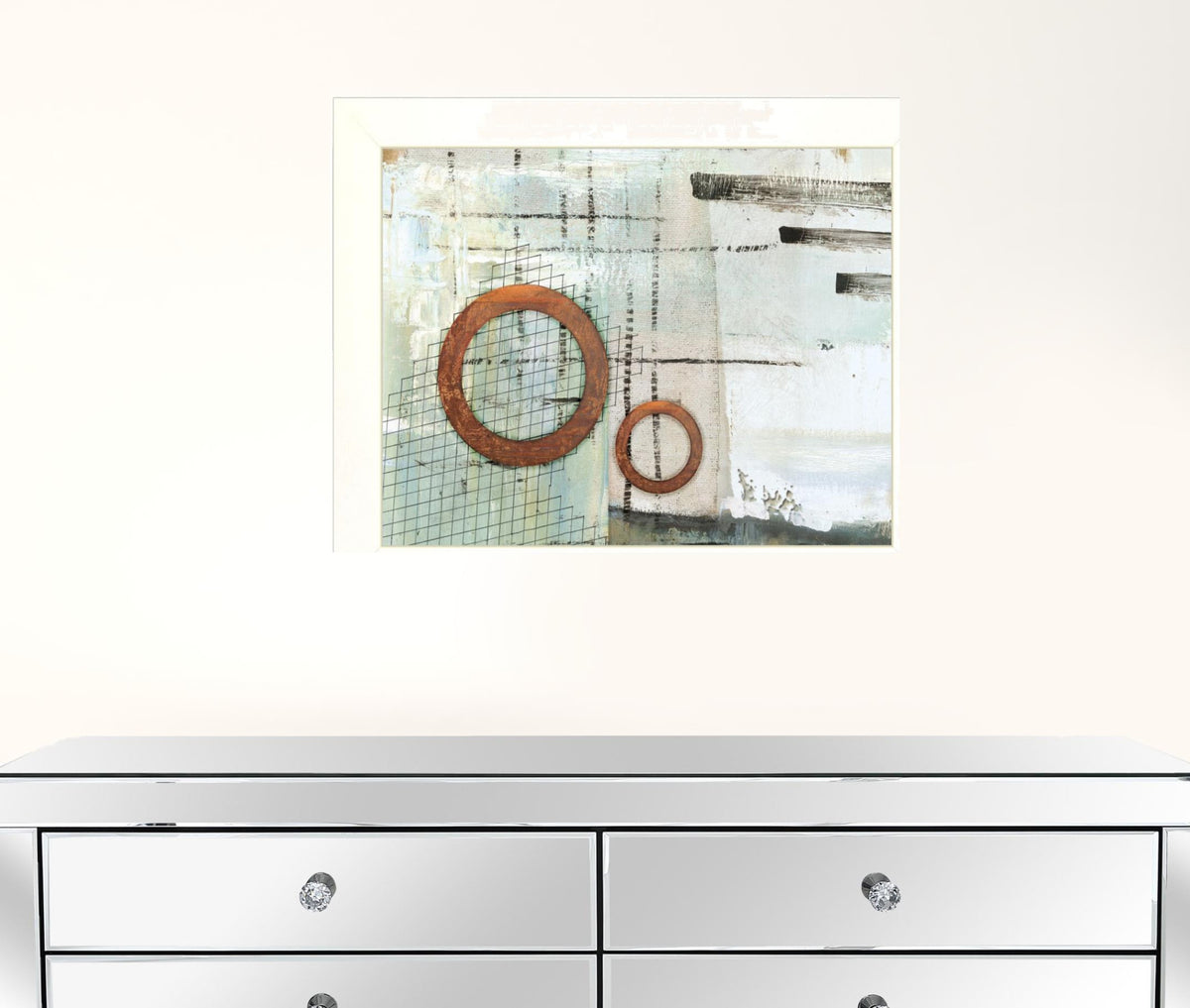 Set Of Two Balance This I And II 1 White Framed Print Wall Art