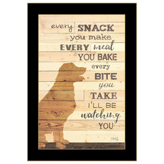 Every Snack You Make 3 Black Framed Print Wall Art