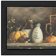 Pumpkin &amp; Pods Black Framed Print Wall Art