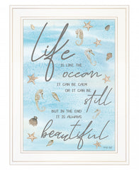 Life Is Like 2 White Framed Print Wall Art