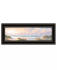 Seascape II 3 Black Framed Print Wall Art