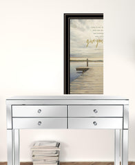 Set Of Two Lake Side Reprieve Black Framed Print Wall Art
