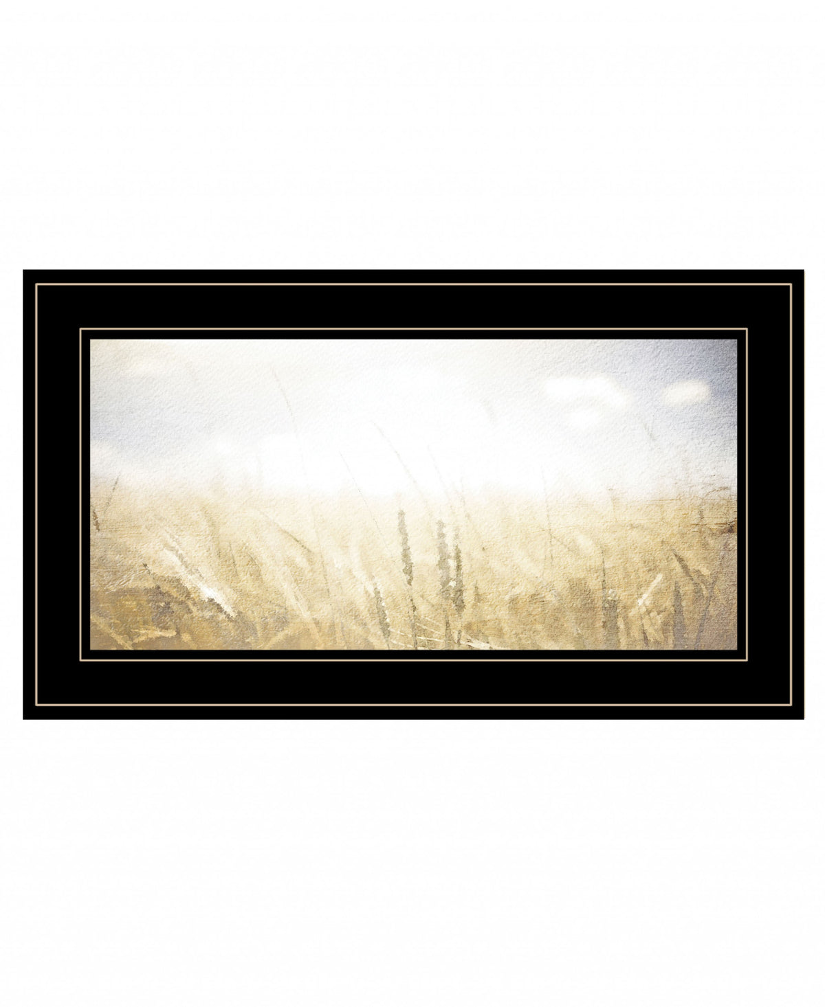 Fields Of Gold 2 Black Framed Print Wall Art