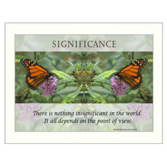 Significance 2 White Framed Print Wall Art