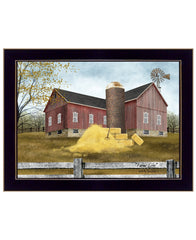 Farm Life 1 Black Framed Print Wall Art