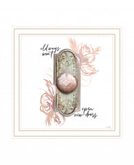 Old Ways In Blush 2 White Framed Print Wall Art