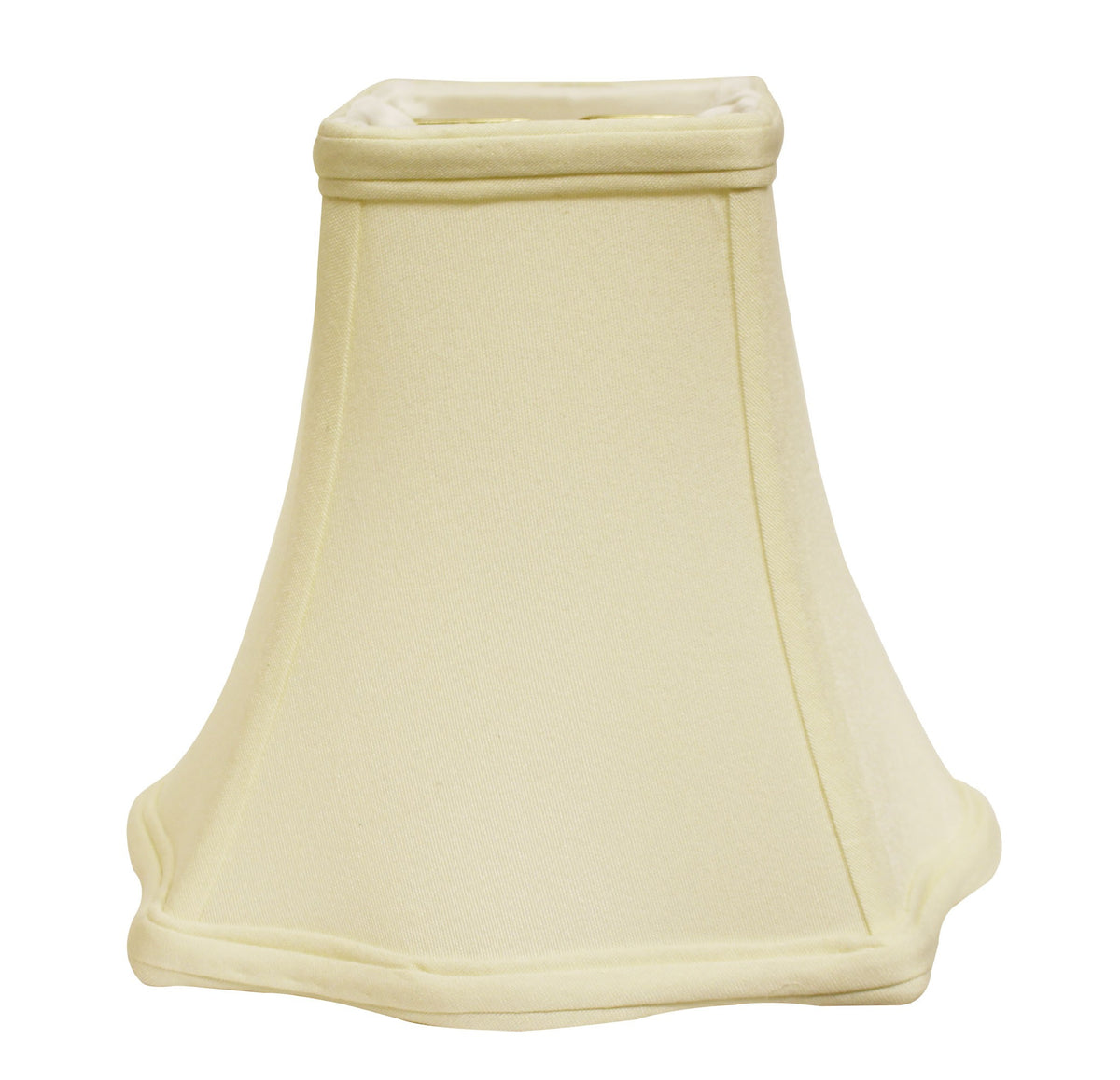 10" Ivory Premium Square No Slub Lampshade