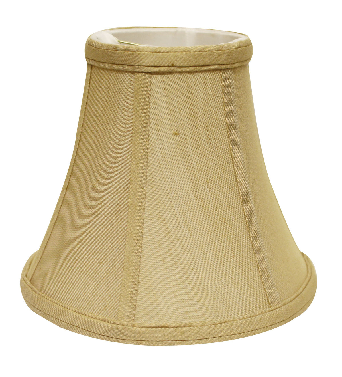 8" Pale Brown Premium Bell No Slub Lampshade