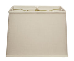 14" Off White Throwback Rectangle Linen Lampshade