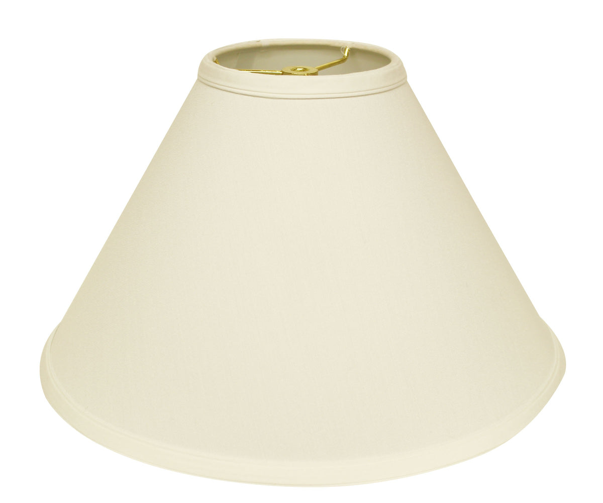 15" Ivory Deep Cone Slanted No Slub Lampshade