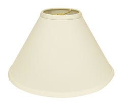 15" Ivory Deep Cone Slanted No Slub Lampshade