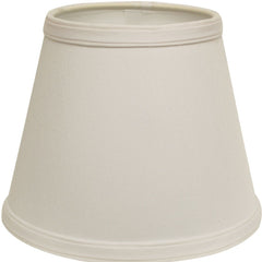 19" White Empire Slanted No Slub Lampshade