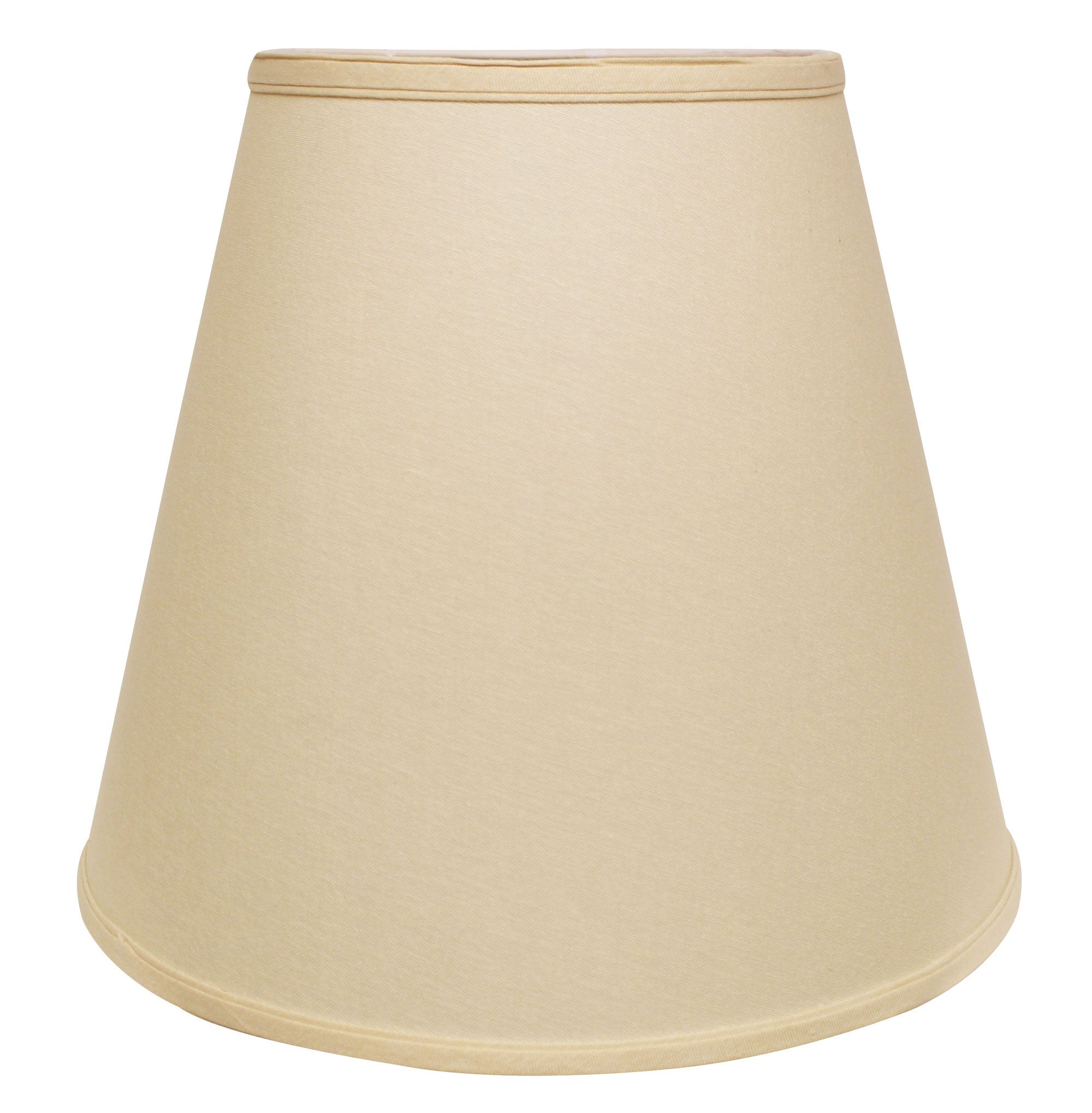 16" Parchment Biege Deep Empire Linen Lampshade