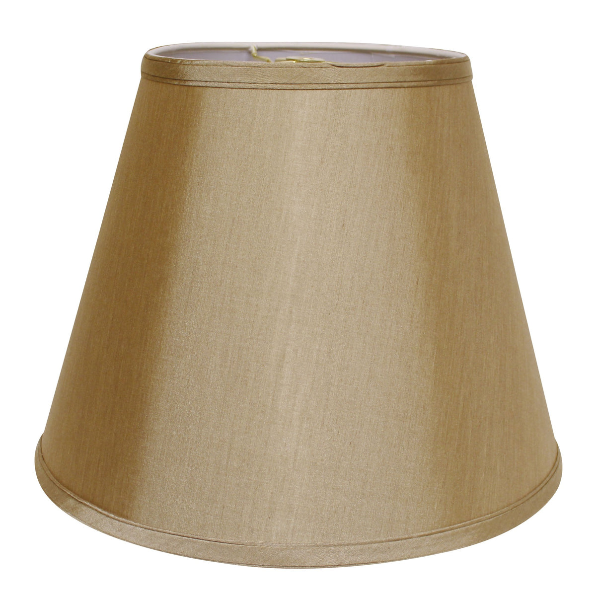 18" Pale Brown Empire Deep Slanted No Slub Lampshade