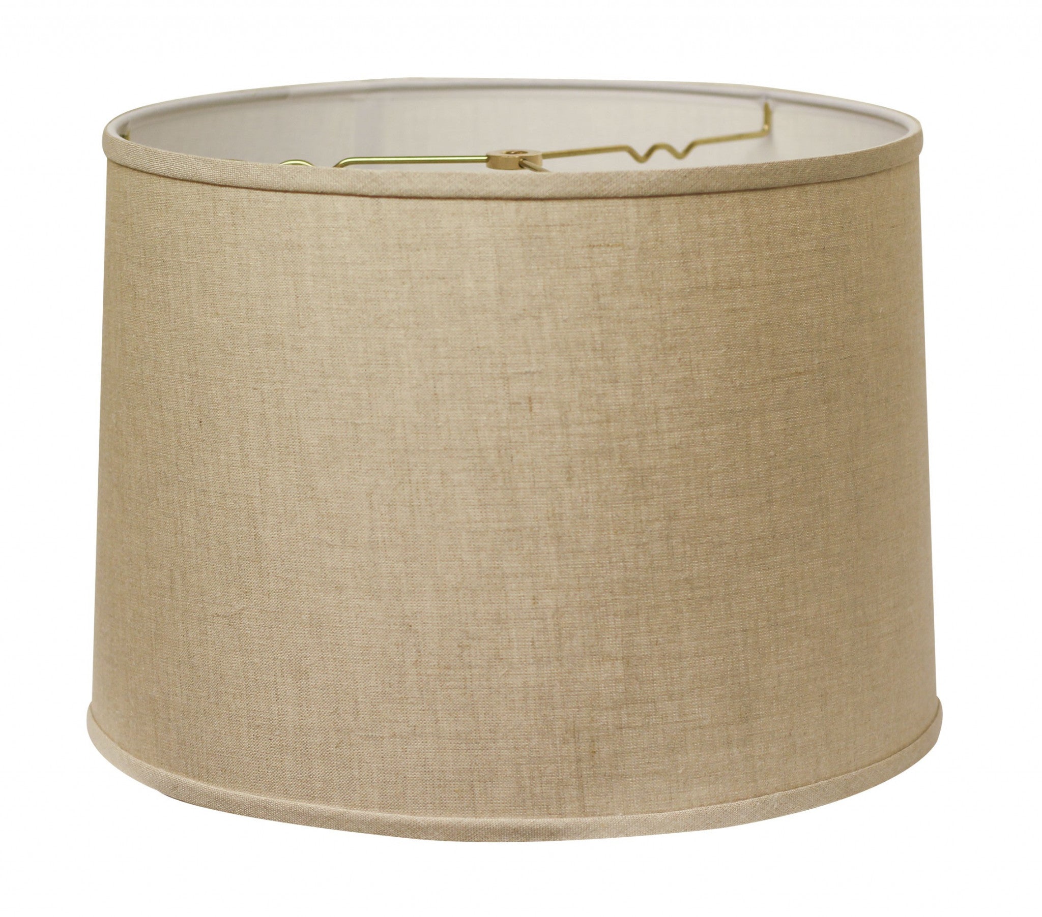 16" Dark Wheat Throwback Drum Linen Lampshade