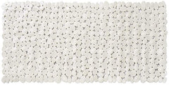 White Spa Pebbles Bathtub Mat