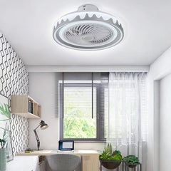 Contemporary Ceiling Fan and Light