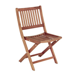 Brown Solid Wood Deck Chair