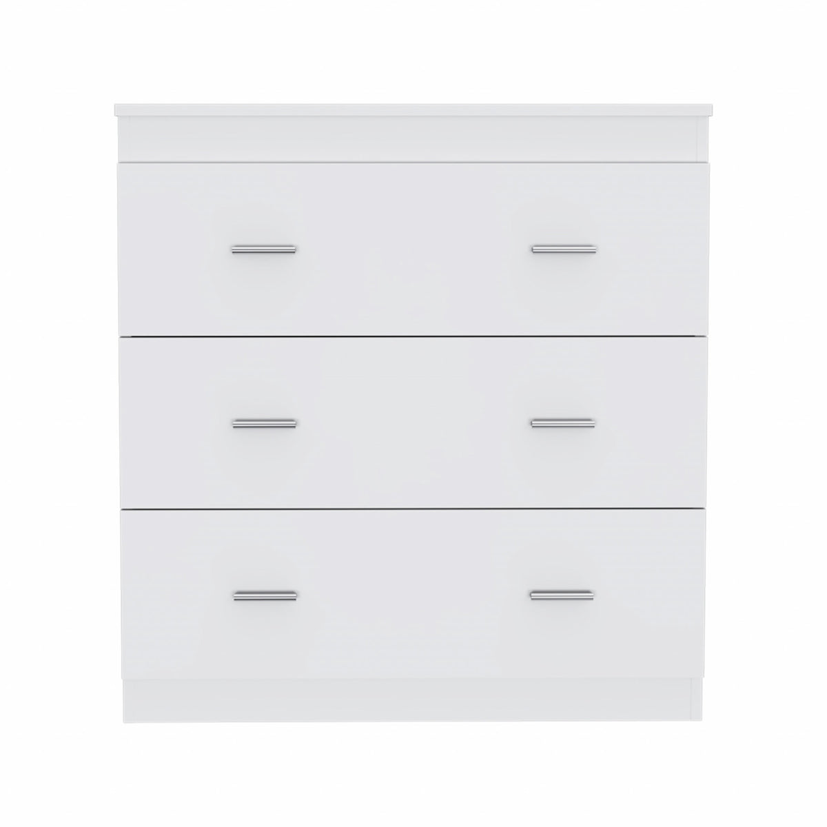 32" White Manufactured Wood Six Drawer Standard Dresser