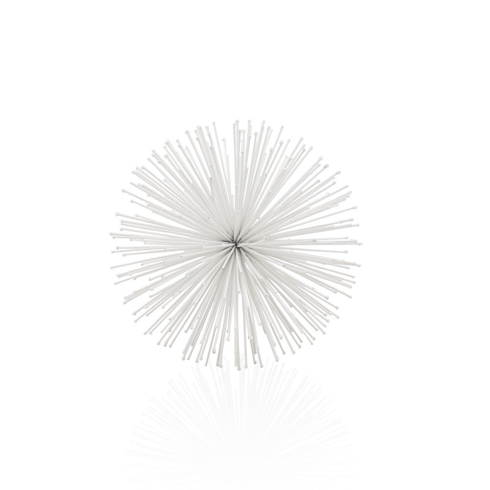 8" White Iron Sculpture