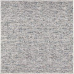 10' Blue Square Wool Hand Loomed Handmade Area Rug