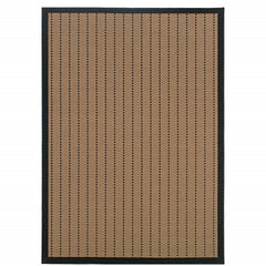 2' X 3' Beige Geometric Stain Resistant Indoor Outdoor Area Rug