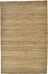 10' X 13' Tan Orange And Brown Hand Woven Area Rug
