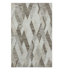 8' X 10' Gray Geometric Area Rug