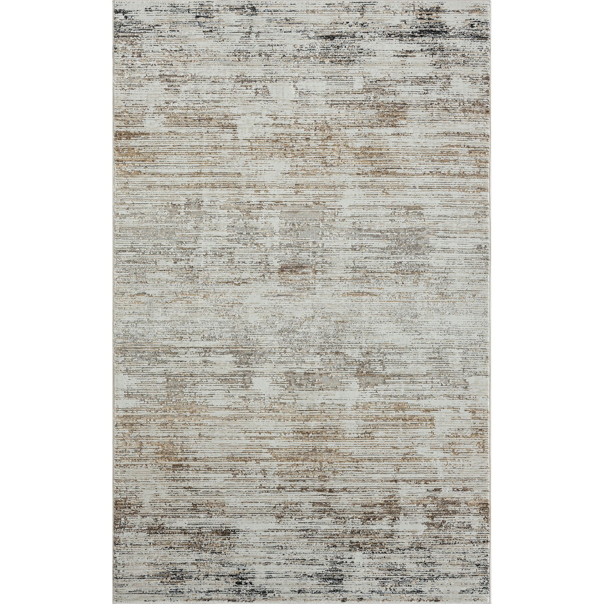 10' X 14' Gray Abstract Distressed Area Rug