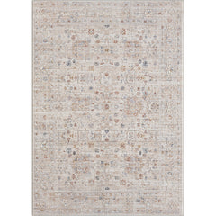 5' X 8' Beige Botanical Area Rug