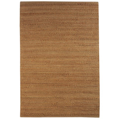 5' X 8' Beige Hand Woven Non Skid Area Rug