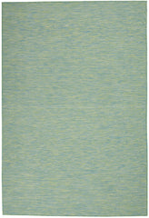 4' X 6' Blue Power Loom Area Rug