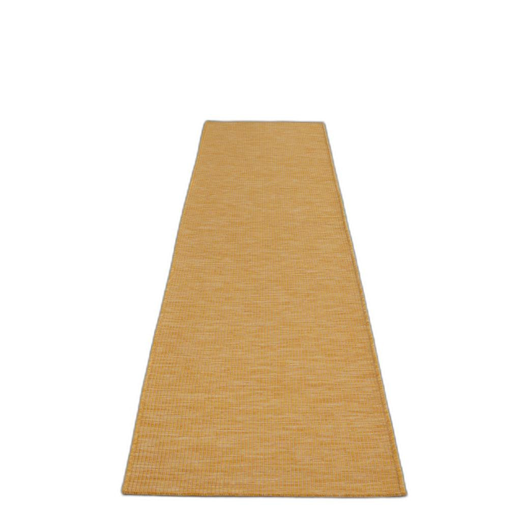 10' Yellow Power Loom Runner Rug