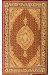 10' X 13' Red Oriental Washable Non Skid Area Rug