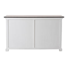 Modern Farmhouse Brown And White Buffet Server