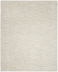 10' X 14' Ivory And Beige Non Skid Indoor Outdoor Area Rug